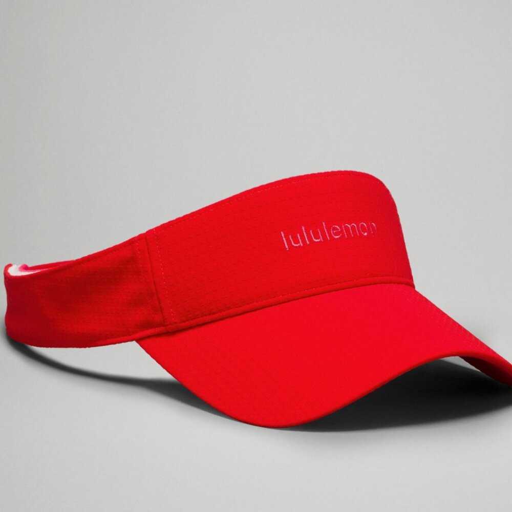 Unisex Lululemon Removable Sweatband All-Sport Visor Hotheat/Lipgloss Size L/XL